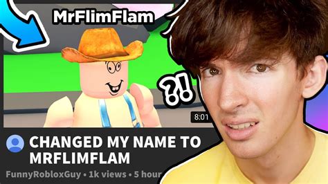 flamingo youtuber|Somebody on Roblox is pretending to be me .